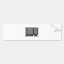Barcode Middle School Teacher Bumper Stickers