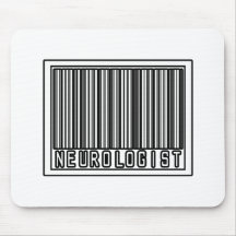 Barcode Neurologist Mouse Pads