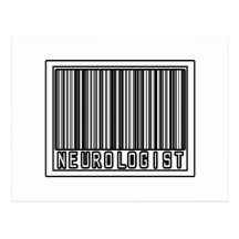 Barcode Neurologist Postcards