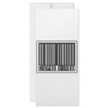 Barcode Organic Chemist Custom Rack Cards
