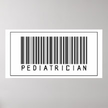 Barcode Pediatrician Poster