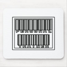 Barcode Personal Trainer Mousepads