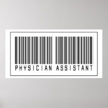 Barcode Physician Assistant Posters