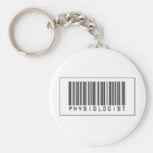 Barcode Physiologist Keychain