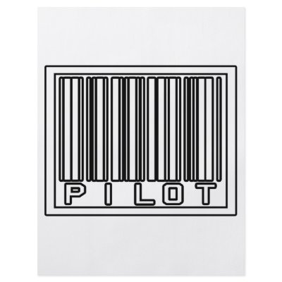 Barcode Pilot by pilotshirts