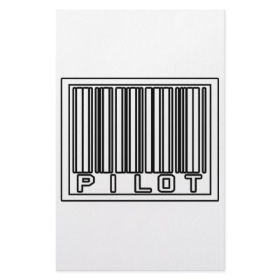 Barcode Pilot by pilotshirts