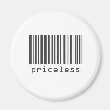 Barcode - Priceless Refrigerator Magnets