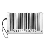 barcode purse wristlet