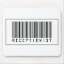 Barcode Receptionist Mouse Pad