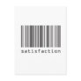 Barcode - Satisfaction Post Cards