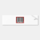 Barcode Spanish Bumper Sticker