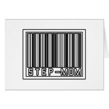 Barcode Step-Mom Greeting Card