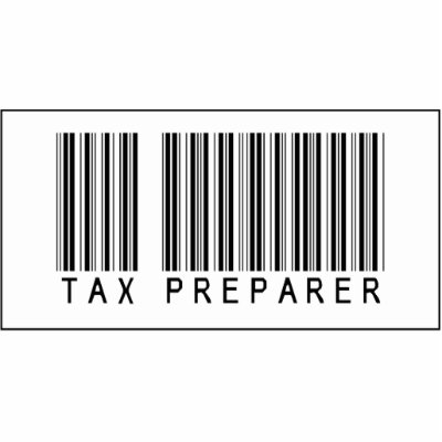 Barcode Tax Preparer Acrylic Cut Outs by crazygoodstuff
