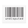 Barcode - Undisputed Post Card