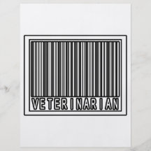 Barcode Veterinarian Personalized Flyer