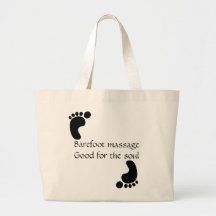 Barefoot massage canvas bag
