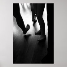 Barefoot Preparing for the Show Print