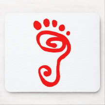 Barefoot Runner Mousepads
