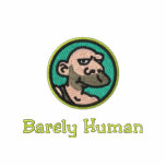Barely Human Embroidered Polo Shirt