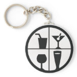 BarFanatic.com Circle Keychain