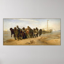 Barge Haulers on the Volga Print