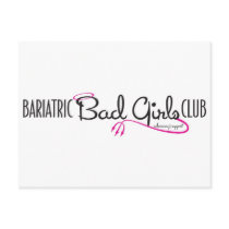 Bariatric Bad Girls Club Logo Schtuff Post Cards