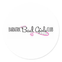 Bariatric Bad Girls Club Logo Schtuff Sticker