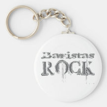 Baristas Rock Keychains