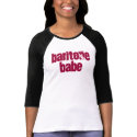baritone babe t-shirts