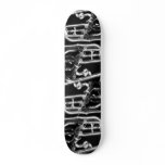 Baritone Buttons Custom Skate Board