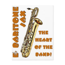 Baritone Sax Post Card