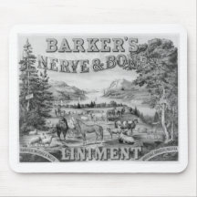 Barker's Liniment 1883 Mousepad