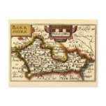 "Barkshire" Berkshire County Map, England
