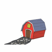 Barn Acrylic Cut Out
