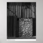 Barn and Stonework, UC Santa Cruz, March 1962 posters