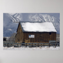 Barn, Carson Valley Posters