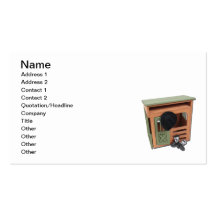 Barn Cowboy Boots Hat Business Cards