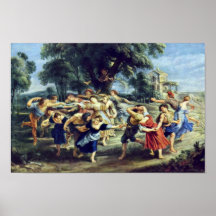 Barn Dance By Rubens Peter Paul (Best Quality) Print