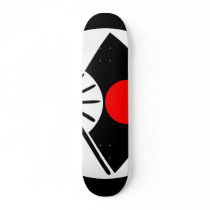 Barn Ogi Sensu Red Hinomaru, Japan Custom Skate Board