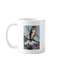 Barn Owl, Farmhouse and Barn Mugs