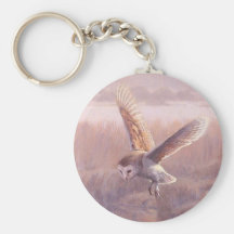 Barn Owl Keychain
