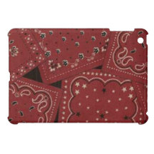 Barn Red Bandana iPad Mini Glossy Finish Case iPad Mini Case