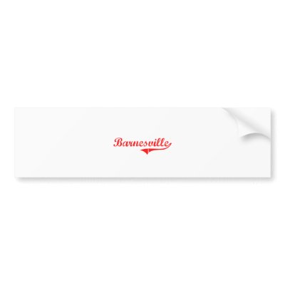 Barnesville Georgia Classic Design Bumper Stickers by cityshirt