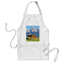 Barns Grand Tetons Mountains Apron