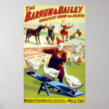 Barnum et Bailey (1900). Affiches