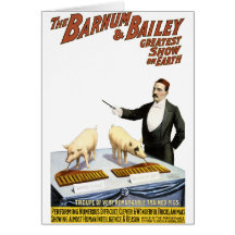 Barnum et Bailey : Exécution des porcs Carte