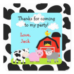 Barnyard farm Birthday Baby Shower favour stickers