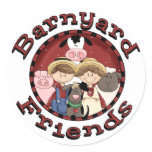 Barnyard Friends Tshirts and Gifts Sticker