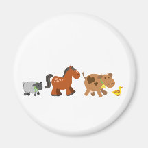 Barnyard Parade Magnets