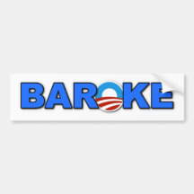 BAROKE BUMPER STICKER